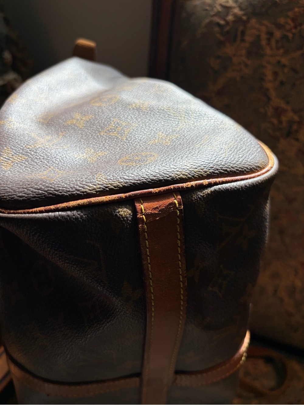 Authentic Louis Vuitton Monogram Sac Souple Shoulder Bag As-Is Needs Repair. - Picture 9 of 16
